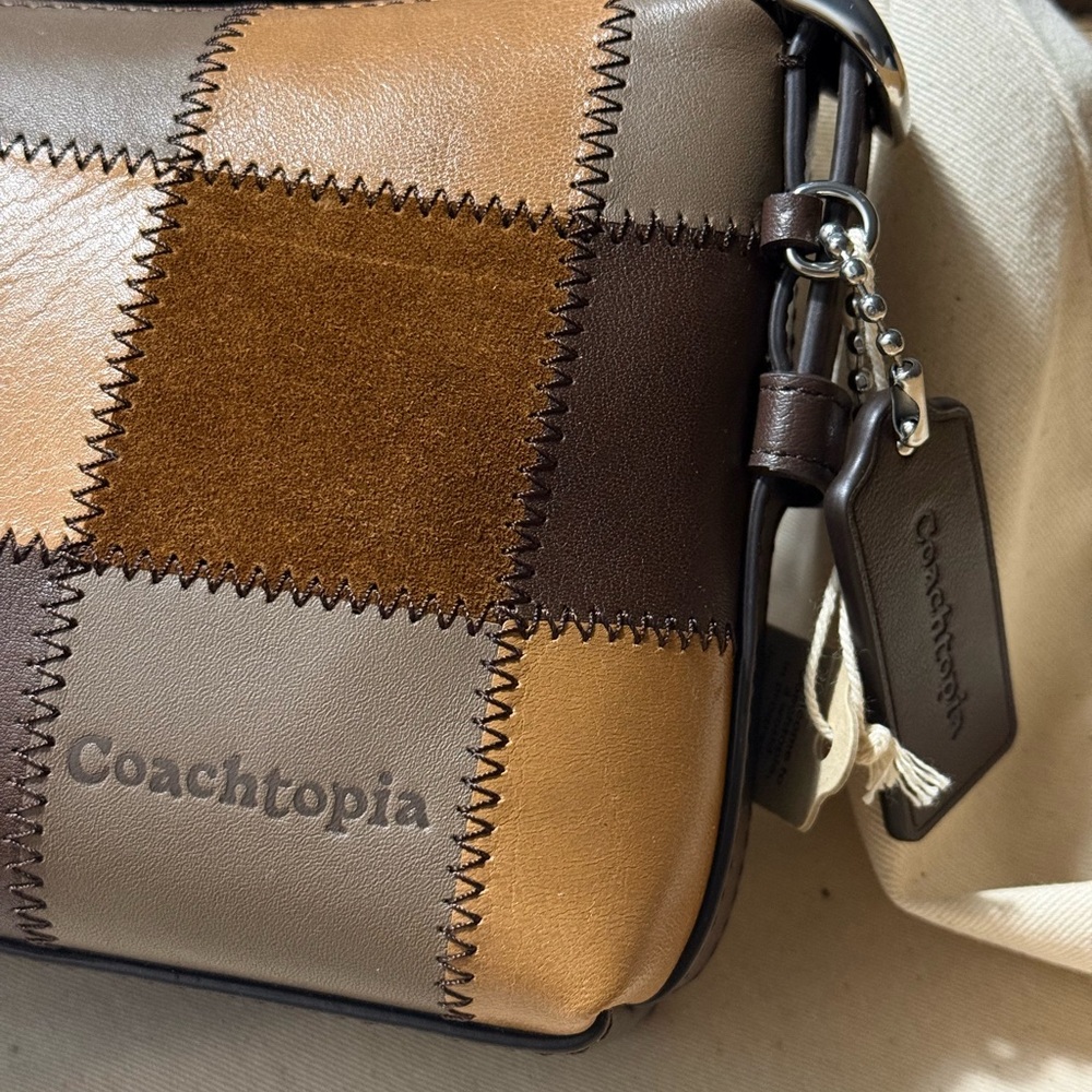 Coachtopia Small Slouchy Shoulder Bag (Alter Ego) Tan Multi - NWT - Picture 12 of 12